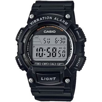 Casio Mens Shock-Resistant Digital Sport Watch with Black Band - W-736H-1AVCF