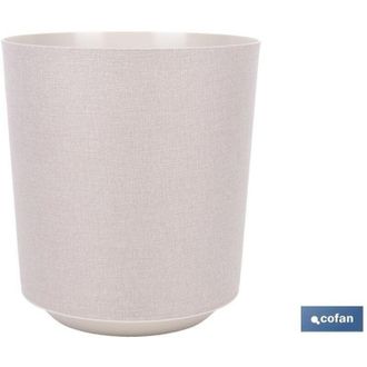 cofan Cofan - Maceta O Macetero Gama Textil Color Beige Pp &Oslash; 285 X 316 Mm 16 L Caja 4 Unid