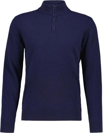 Daniele Fiesoli Turtleneck - Heren - Truien - Blauw - Maat: XL Wol