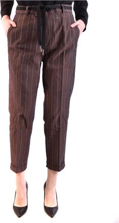 Mason's Stijlvolle en Comfortabele Chinos - Dames - Chinos - Bruin - S - Broeken