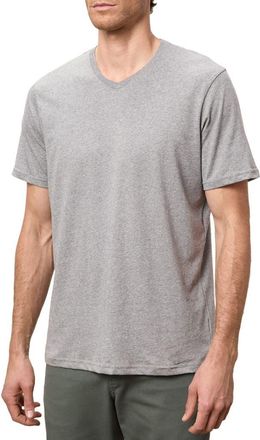 Pact Organic Cotton Mens Softspun Essential V-Neck Tee in Heather Grey at Nordstrom, Size Xx-Large