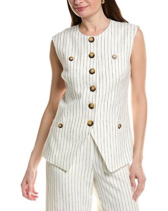 Tyler B&ouml;e Tyler B&ouml;e Kate Linen-Blend Vest