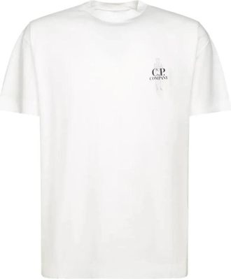 C.P. Company T-Shirts - Heren - T-shirts - Wit - XS - Tops
