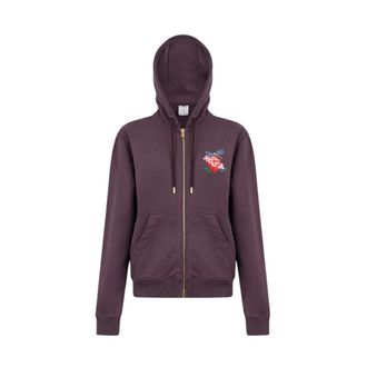 Casablanca Hoodies & sweatvesten, Dames, Paars, M, Hoodie T-shirt