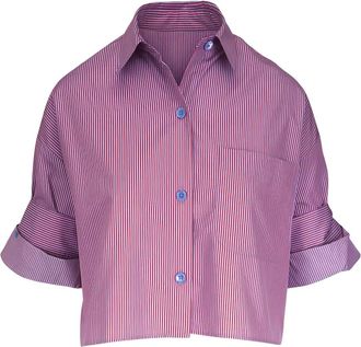 TWP Blusa Next Ex a righe - Rosso