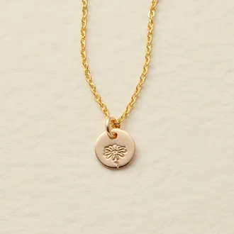 Made by Mary April Birth Flower Necklace