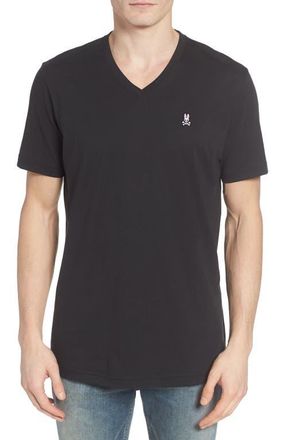 Psycho Bunny V-Neck T-Shirt in Black at Nordstrom, Size 2