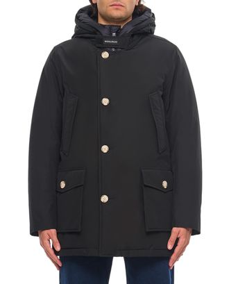Woolrich Black Artic Hooded Multi-Pocket Parka