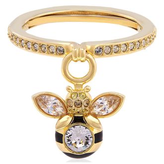 Swarovski Idyllia Gold-Tone Plated Bee Ring, Size 50-55
