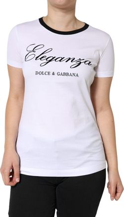 Dolce & Gabbana Eleganza T-shirt Korte Mouwen Ronde Hals