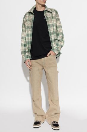 Amiri Studded Shirt, Mens, Green
