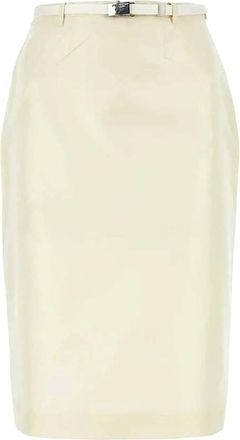 Prada Mujer, Faldas, Blanco, Talla: S