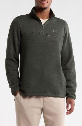 Under Armour Specialist Quarter Zip Sweatshirt in Expedition Green at Nordstrom Rack, Size Xx-Large