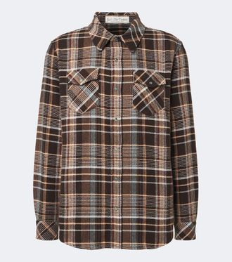 God's True Cashmere Camisa Wilderness de cachemir a cuadros