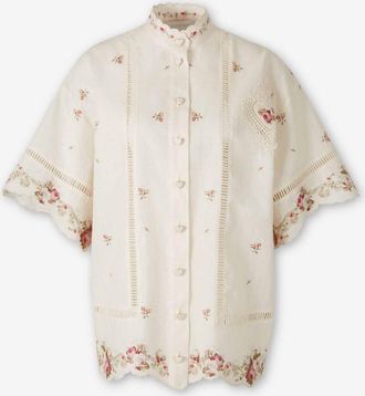 Zimmermann Patience Linen Blouse
