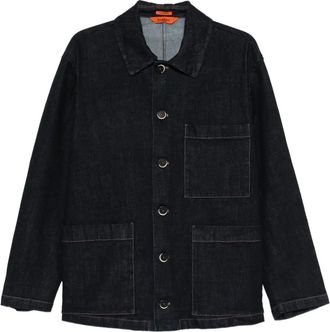 Barena Stae buttoned denim jacket - Blauw