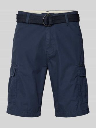 Petrol Industries Regular Fit Bermudas mit Cargo-Taschen in Marine, Gr&ouml;&szlig;e XXL