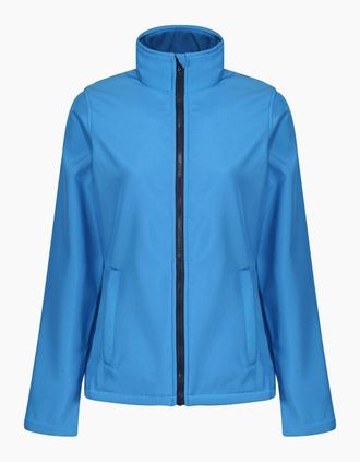 Regatta Womens Regatta Standout Womens/Ladies Ablaze Printable Soft Shell Jacket - Navy - Size: 10