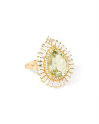 Tiramisu 14K Over Silver 7.70 ct. tw. Gemstone Statement Ring