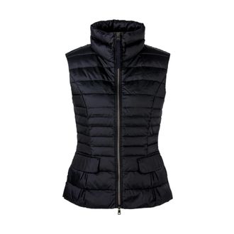 Marc Cain Gewatteerd gilet met donsvoering - Dames - Jassen - Blauw - Maat: XS Zijde
