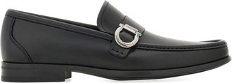 Ferragamo Gancini Ornament Caspian Leather Loafers Shoes