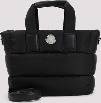 Moncler Black logo-patch Tote