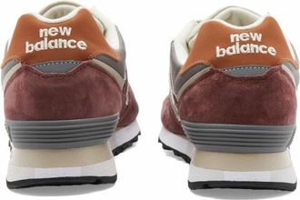 New Balance Womens Suede And Mesh Sneaker Brown Rubber