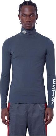 Lacoste Runway Loose Fit Joggers met streepdetail - Heren - Truien - Grijs - Maat: L Gabardine