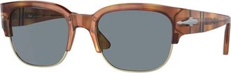 Persol Stijlvolle zonnebril Tom 96/56 - unisex - Zonnebrillen - Bruin - 55 MM - Accessoires