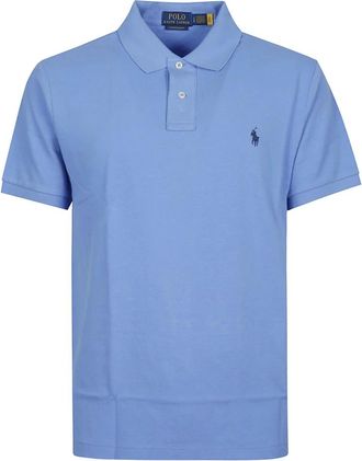 Polo Ralph Lauren Polo met korte mouwen en logo-borduursel - Heren - Polos - Blauw - S - Katoen - Tops