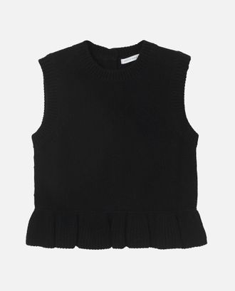 Cecilie Bahnsen Bill Vest Recycled Cashmere
