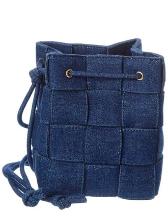 Bottega Veneta Cassette Mini Intrecciato Leather Camera Bag