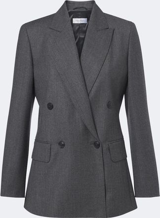 Max Mara Double-breasted wool-blend blazer