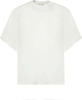 Hed Mayner Camiseta Oversized con Logo Estampado - Tops - Hombre - Blanco - M