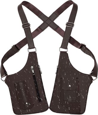 Generic Double Shoulder Armpit Bag | Vest Style Chest Pack - Multiple Pockets Anti-Theft Waterproof Underarm Double Shoulder Bag,for Dad Boyfriend Travel Goin