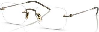 Oliver Peoples 53mm Rectangle optical glasses in Gold at Nordstrom