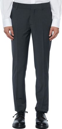 Daniele Alessandrini Mens Wool Pants - Dark Grey - Size EU 44 (Mens)