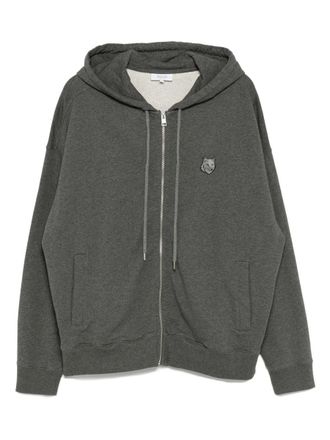 Maison Kitsun&eacute; Fox Head Zipped Oversize Hoodie