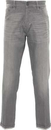 Pantaloni Torino stonewashed tapered jeans - men - Elastane/Cotton - 31 - Grey