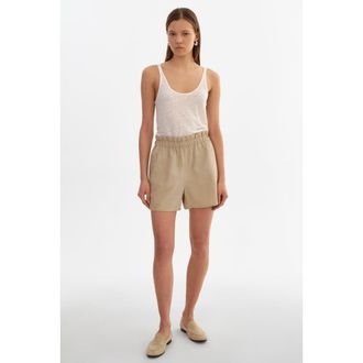 LaMarque ILIA | Linen Shorts in Beige at Nordstrom, Size Xx-Small