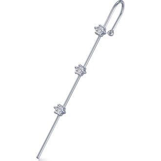 Lafonn Simulated Diamond Ear Cuff in Silver at Nordstrom Rack