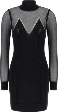 Elisabetta Franchi jurk met transparanten