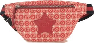 Gucci Red Color Silver Sling Bag (Pre-Owned)