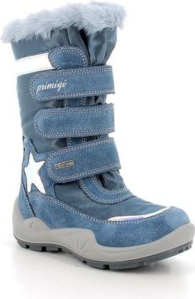 Bottes De Neige Primigi Fille Frozen GTX - En Cuir Gore-Tex Imperméable, Beige Foncé - Pour L'hiver, Durable Et Confortable