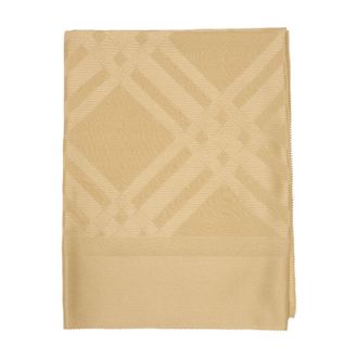 Burberry Silk Check Scarf - Beige