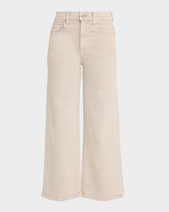 LE JEAN Juliette Wide-Leg Ankle Jeans