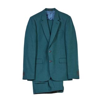 Paul Smith Traje de Lino Verde Estilo Soho - Suits - Hombre - Verde - M