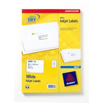 Avery J8161-25 Etiqueta Para Direcci&oacute;n Blanco
