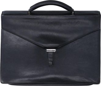 Loewe Black Leather Briefcase (Pre-Owned)