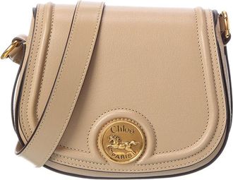 Chlo&eacute; Horse Medal Leather Shoulder Bag